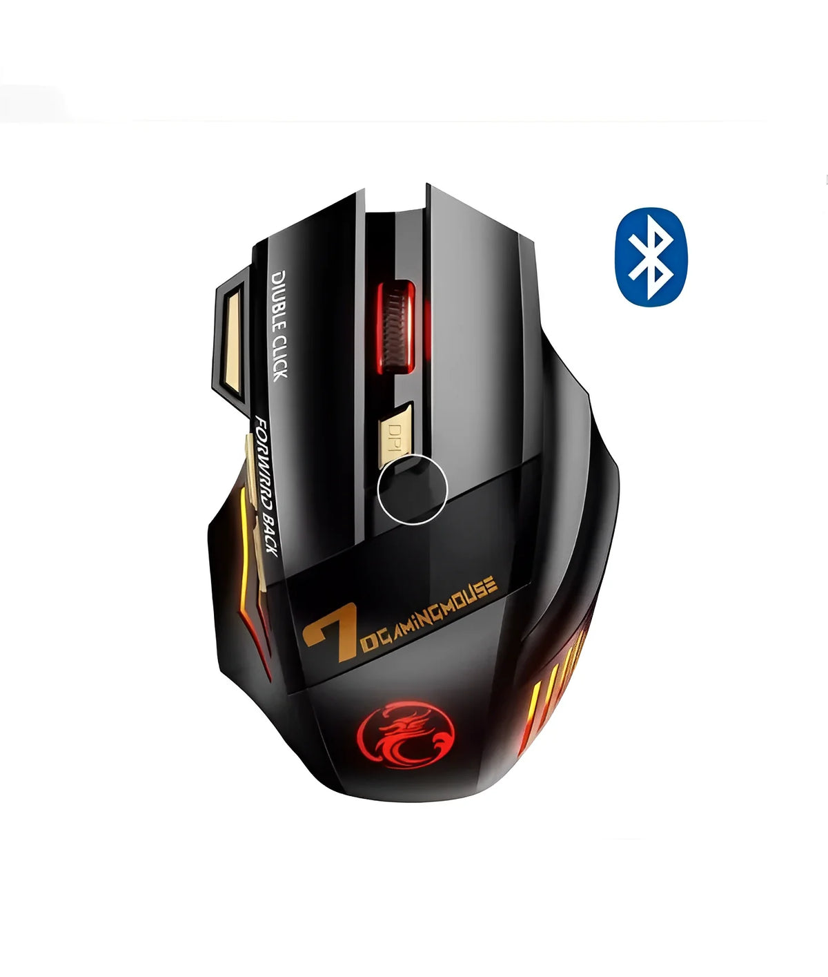 Mouse Recarregável Gw X7 Sem Fio