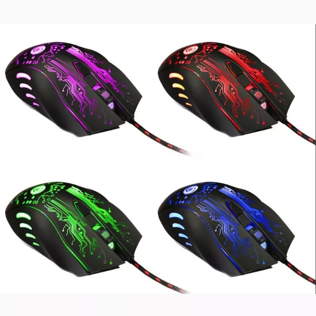 Mouse Gamer Com 6 Botões Ley-x9