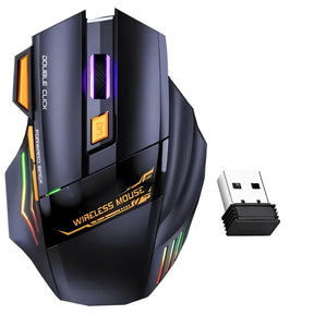 Mouse Recarregável Gw X7 Sem Fio